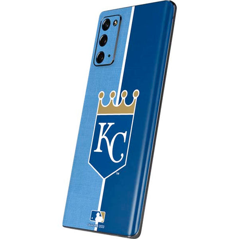 MLB Kansas City Royals Split Galaxy Note20 5G Skin